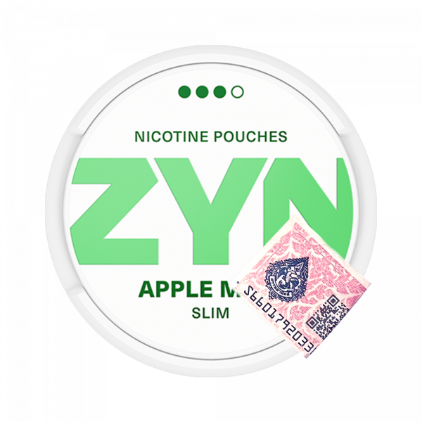 ZYN Apple Mint Strong Slim — Яблоко и мята | Доставка по Таиланду